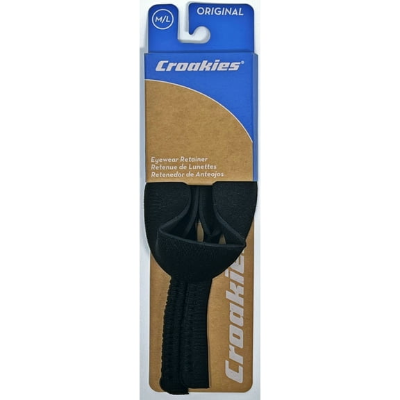 Keep Your Eyewear Secure with Croakies XL Original Black M/L Accessories