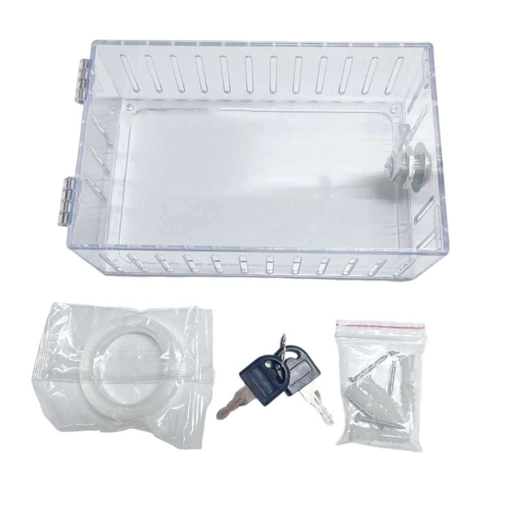 Keep Your Thermostat Safe And Secure Lock Box With Key Transparent 2 ...
