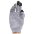 thumbnail image 1 of Keep in Touch 5010G Spandex & Acrylic Touch Screen Solid Gloves - Grey, 1 of 1