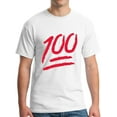 thumbnail image 1 of Keep it 100 Emoji Red Logo T-Shirt Funny Shirts, 1 of 4