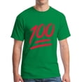 thumbnail image 1 of Keep it 100 Emoji Red Logo T-Shirt Funny Shirts, 1 of 4