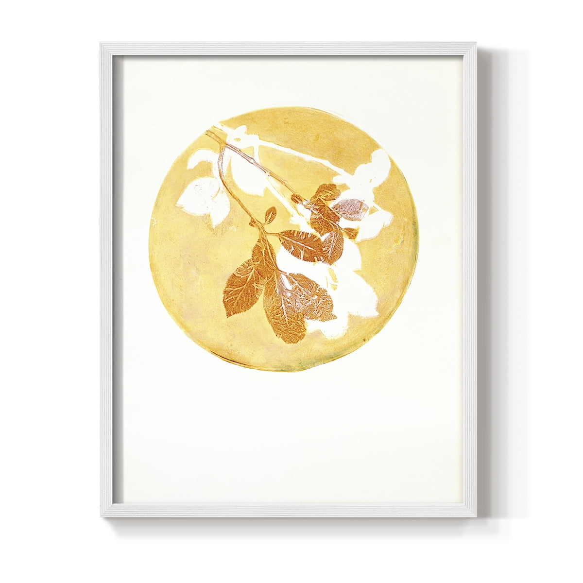Keep it Simple in White Solid Wood 11 x 14 Framed Print