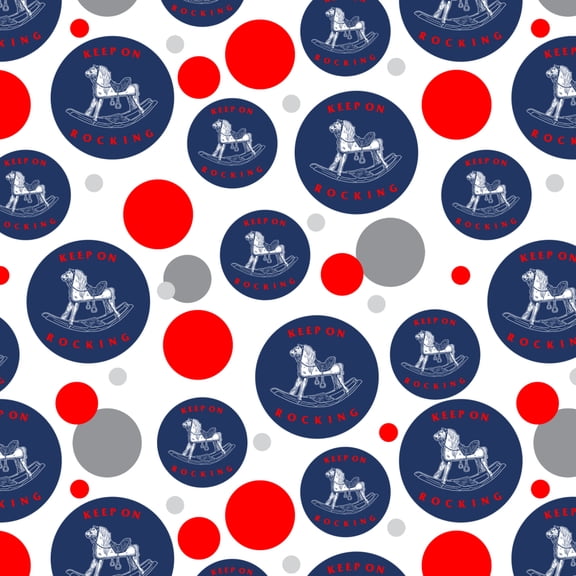 Keep on Rocking Horse Funny Humor Premium Gift Wrap Wrapping Paper Roll
