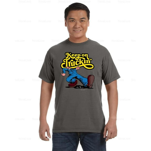 Keep on Truckin Comfort Color T-Shirt Funny USA Parody Graphic Design, Unisex, up to size 4XL