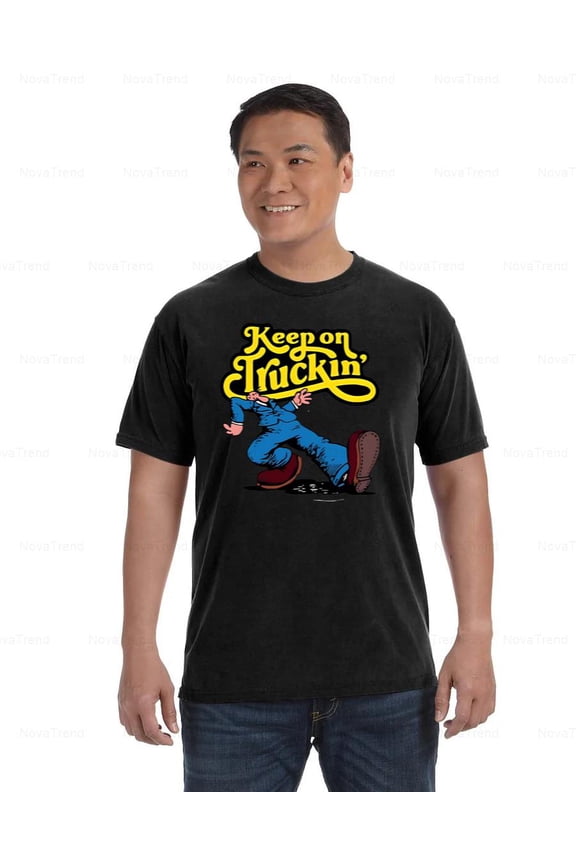 Keep on Truckin Comfort Color T-Shirt Funny USA Parody Graphic Design, Unisex, up to size 4XL