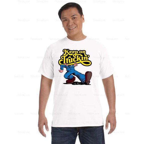 Keep on Truckin Comfort Color T-Shirt Funny USA Parody Graphic Design, Unisex, up to size 4XL