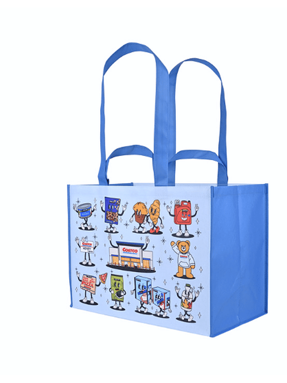 Reusable Character Tote Bag, 4-Count