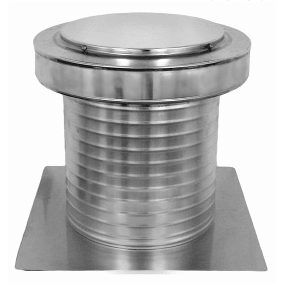Keepa Attic Vent 12" Diameter Model KV-12 Mill Finish Aluminum 17.5" x 18" x 18"