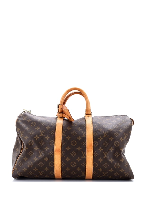 Keepall Bag Monogram Canvas 45 By Rebag