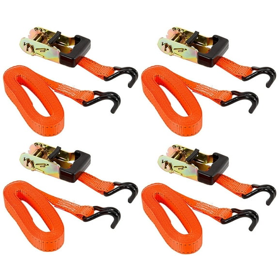 Keeper 05510 Ratchet Tie Down, 12' x 1", 4/Pack