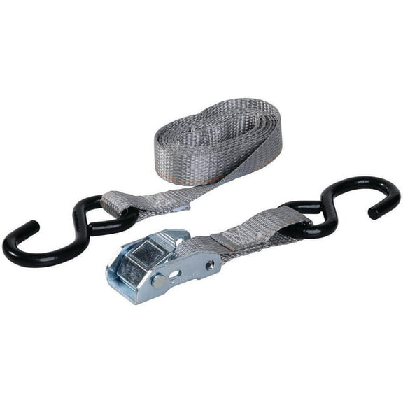 Keeper 05716 Non-Marring Soft Ratchet Tie Down, 400 lb, 8 ft L