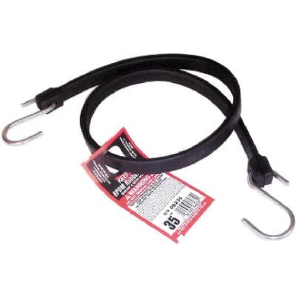 Keeper 06235 35" EPDM Rubber Bungee Cord Tie Down Straps - Quantity of 90