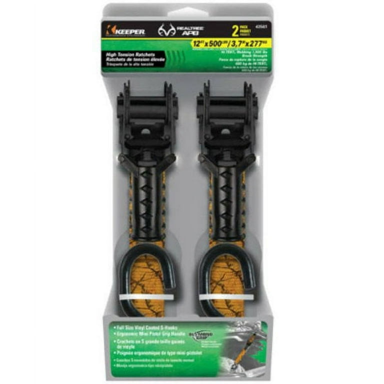 1 in. x 12 ft. Camo 4 in. Pistol Grip Ratchet Tie Down 1 in. x 12 ft. Camo 4 in. Pistol Grip Ratchet Tie Down
