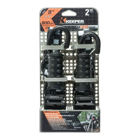 Keeper 45737 2PK 1.25x8Ratc Tie Down - Quantity 1