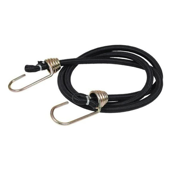 Keeper  Black Bungee Cord - 48 x 0.374 in. - Case of 10