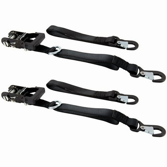 Keeper Diamond 5741 Heavy Duty Ratchet Tie Down, 1000 lb, 8 ft L x 1-1/4 in W