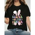 thumbnail image 1 of Keeper Of The Gender Reveal Baby Easter Bunny Eggs Party T-ShirtPrinted Crew Neck T-Shirt For Women - Casual Crew Neck, Short Sleeve, Breathable 100% Cotton Top, 1 of 4