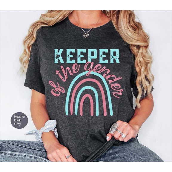 Keeper of the Gender Shirt , Gender Reveal Party Shirts, Team Boy Team Girl Baby Announcement Shirts Gender Reveal Idea Family Reveal Sweatshirt All Size S-5XL