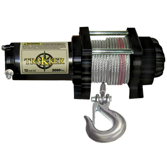 Keeper KT3000 Electric Winch 1.7 Horsepower 3000 Pound ATV with 50 Foot Cable