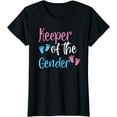 thumbnail image 1 of Keeper Of Gender Reveal Party Baby Announcement T-Shirt, 1 of 3