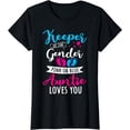 thumbnail image 1 of Keeper Of The Gender Auntie Loves You Aunt Baby Announcement T-Shirt, 1 of 3