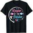 thumbnail image 1 of Keeper Of The Gender Fish Gender Reveal Family Party T-Shirt, 1 of 6