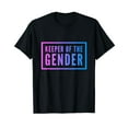 thumbnail image 1 of Keeper Of The Gender Reveal Party Supplies Gift Cute T-Shirt, 1 of 5