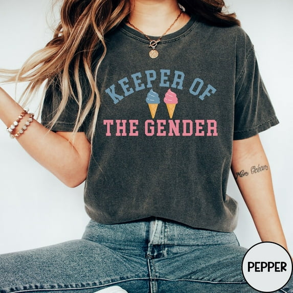 Keeper Of The Gender Shirt Whats The Scoop Gender Keeper Shirt Ice Cream Auntie Gender Reveal Shirt Gender Reveal Party Shirt Team Boy Girl