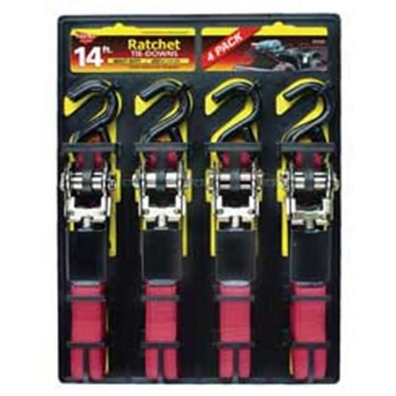 Keeper Ratchet Tie Down Yellow 14 Feet - 05505