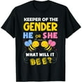 Keeper of Gender Reveal What Will it Bee Gender Reveal TShirt