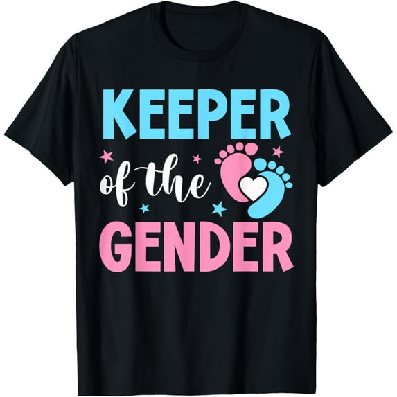 Keeper of The Gender Reveal Party Matching Family T-Shirt