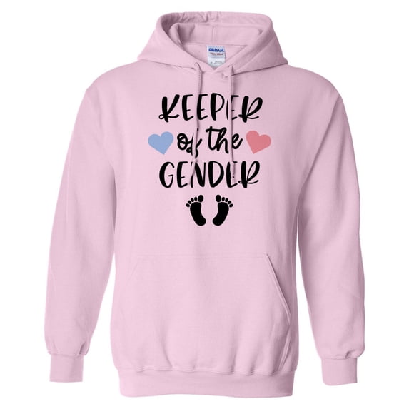Keeper of the Gender Hoodie Sweatshirt Unisex 4X-Large Pink