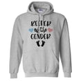 thumbnail image 1 of Keeper of the Gender Hoodie Sweatshirt Unisex Small Grey, 1 of 5