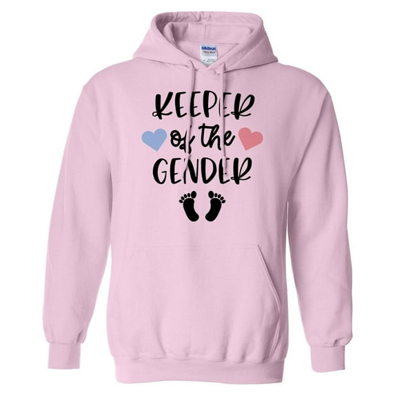 Keeper of the Gender Hoodie Sweatshirt Unisex X-Large Pink