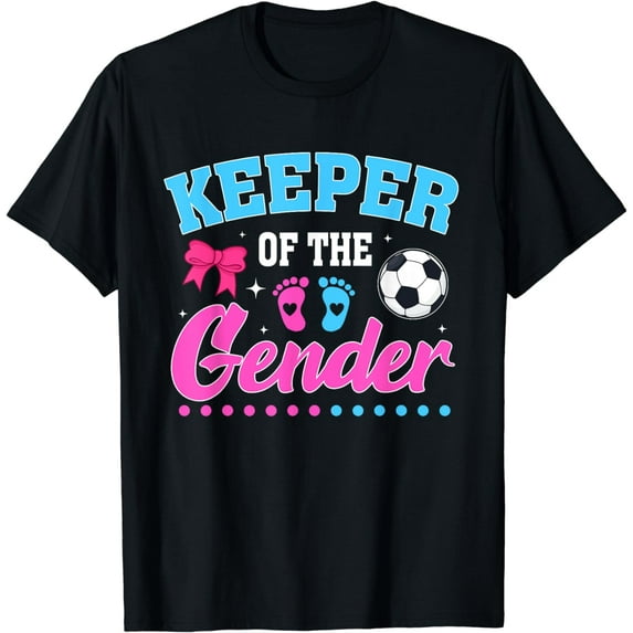 Keeper of the Gender Pregnancy Soccer Gender Reveal T-Shirt