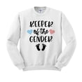 thumbnail image 1 of Keeper of the Gender Sweatshirt Unisex Large White, 1 of 5