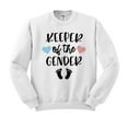thumbnail image 1 of Keeper of the Gender Sweatshirt Unisex Medium White, 1 of 5
