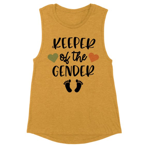 Keeper of the Gender Women's Muscle Tank X-Small Antique Gold