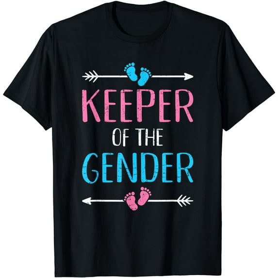 Keeper of the gender reveal baby announcement party supplies T-Shirt