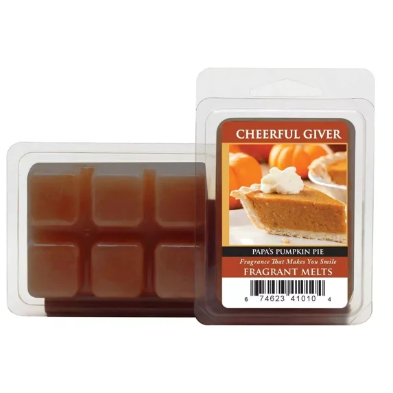 Keepers Of The Light Cheerful Candle Fragrant Melts - Papa'S Pumpkin Pie
