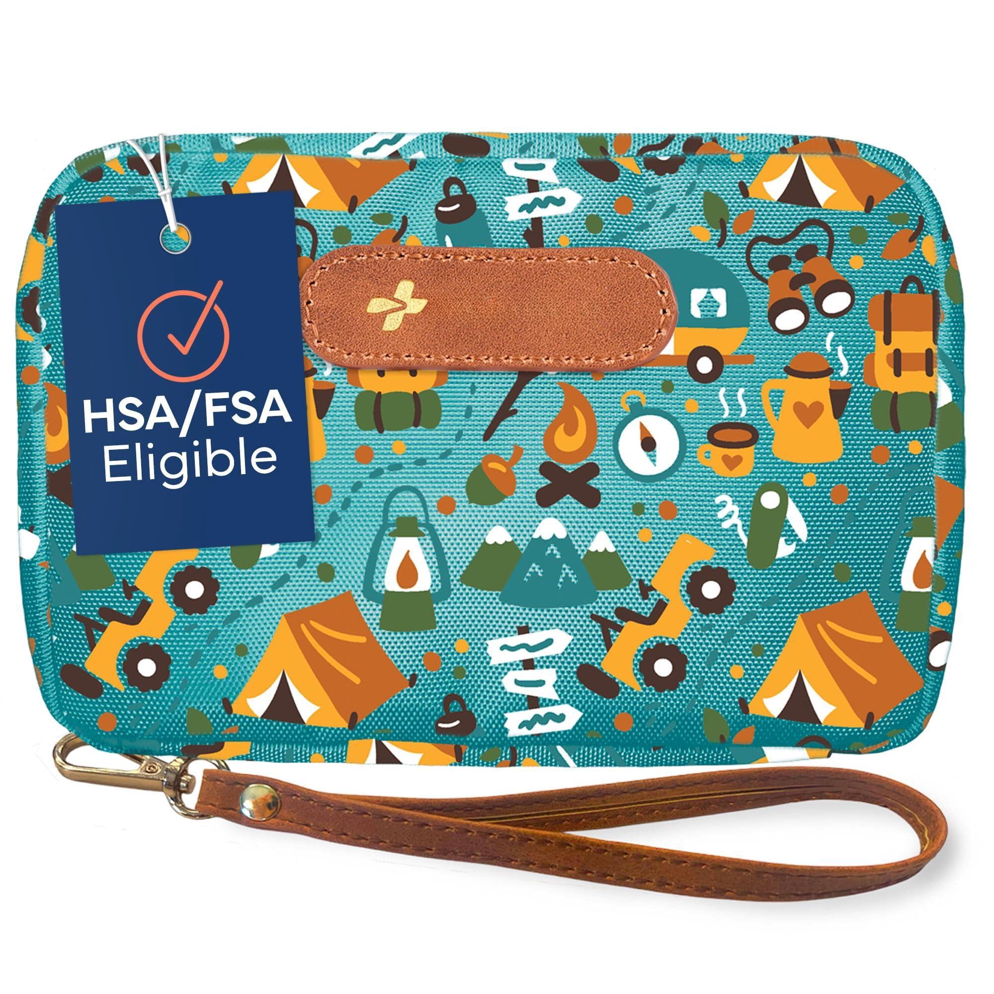Keepgoing Travel First Aid Kit For - 130 Pc. Car  Home Purse Diaper Bag & Backpack With Latex-free Bandages Mini Size Tsa-approved