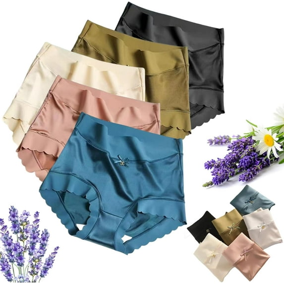 Keepholdon Ice Silk Panties, Keepholdon Premium Satin Ice Silk Moisture-absorbing Panties