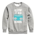 thumbnail image 1 of Keepin It Old School Boombox  - Kids Crew Fleece, 1 of 5