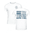 thumbnail image 1 of Keepin It Reel Distressed US Flag Fishing Hook Lure Double Sided Print T-Shirt, Outdoor Fisherman Angler Hobby Patriotic Short Sleeve Tee For Men, 1 of 6