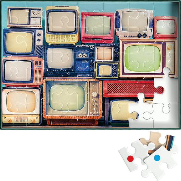 Keeping Busy Dementia Puzzle - 35 pcs Color Coded for Multiple Levels, Classical Broadcasting