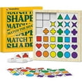 thumbnail image 1 of Keeping Busy Match the Shapes Brain Game for Seniors | 36 Wooden Pieces | 5 Templates | Board Game, 1 of 6