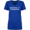 thumbnail image 1 of Keeping It Curbside Womens V-Neck Tee, 1 of 2