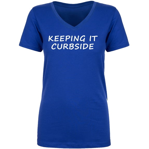 Keeping It Curbside Womens V-Neck Tee