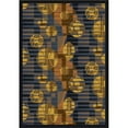 thumbnail image 1 of Keeping Score Blue 5 ft.4 in. x 7 ft.8 in.  WearOn Nylon Machine Tufted- Cut Pile Sports Rug, 1 of 1