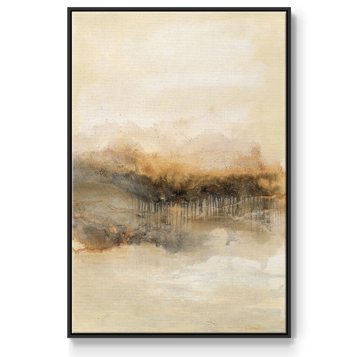 Keeping Secrets I Framed Premium Gallery Wrapped Canvas - Ready to Hang - 17 x 25 - Black Floating Frame